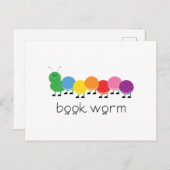 Carte Postale Livre Worm Caterpillar (Devant / Derrière)