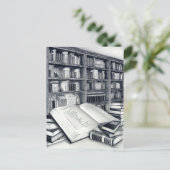 Carte postale Livres (Debout devant)