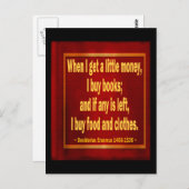 Carte Postale Livres (Devant / Derrière)