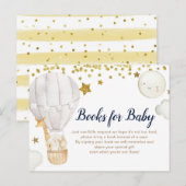 Carte Postale Livres à ballon à chaud pour bébé Invitation (Devant / Derrière)