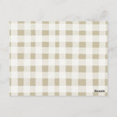 Carte Postale Livres à parapluies florales rose vertes pour bébé (Dos)