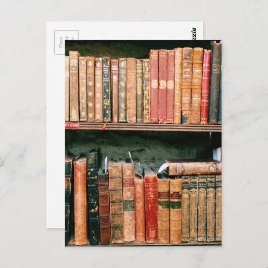 Carte Postale Livres anciens (Devant / Derrière)