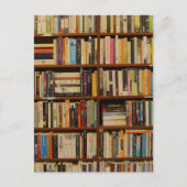 Carte Postale Livres dans la bibliothèque (Devant)