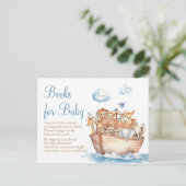 Carte Postale Livres de Baby Shower pour Bébé Garçon Mignon de l (Debout devant)