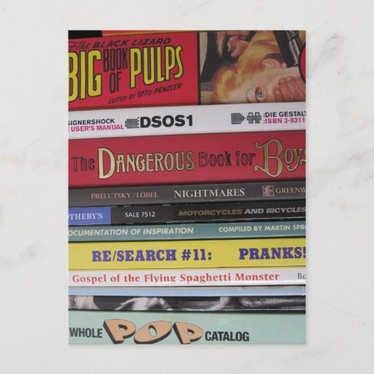 Carte Postale Livres de bruit de pulpe (Devant)