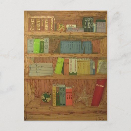 Carte Postale Livres de la Bible (Devant)