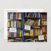 Carte Postale Livres de rive gauche (Devant / Derrière)