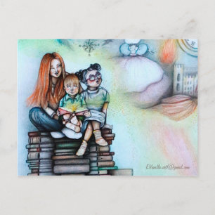 Carte Postale _Livres en floraison_