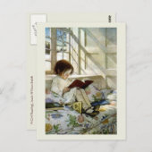 Carte Postale "Livres en hiver" (Devant / Derrière)