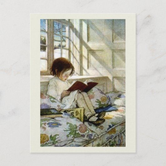 Carte Postale "Livres en hiver" (Devant)