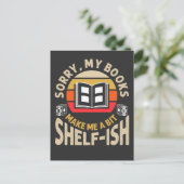 Carte Postale Livres Make Me Shelfish Librairie Livre Nerd (Debout devant)