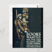 Carte Postale Livres Recherchée Seconde Guerre mondiale (Devant / Derrière)