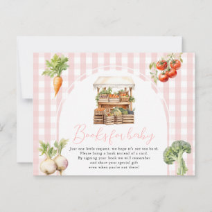 Carte Postale Livres roses pour bébé du marché frais cultivé loc