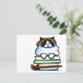 Carte Postale Livres Smart Ragdoll Kitty (Debout devant)