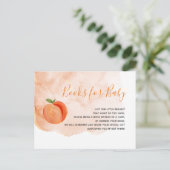 Carte Postale Livres Sweet Little Peach pour bébé (Debout devant)