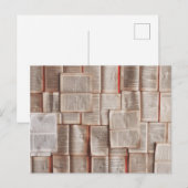 Carte Postale Livres vintages (Devant / Derrière)