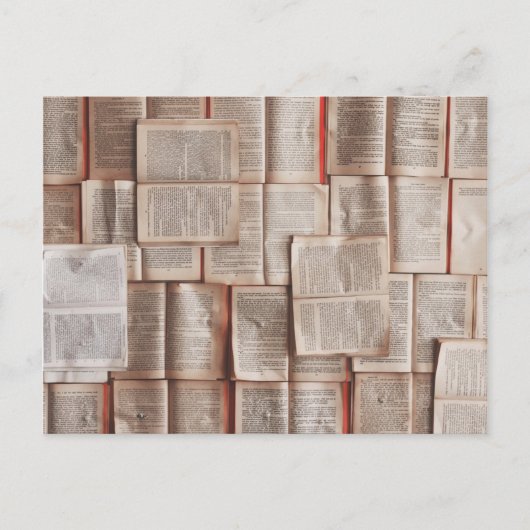 Carte Postale Livres vintages (Devant)
