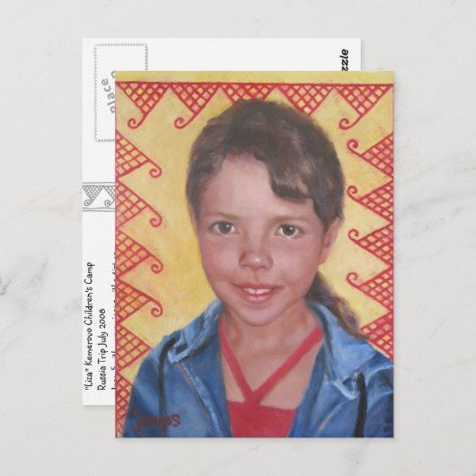 Carte Postale Liza (Devant / Derrière)