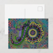 Carte postale Lizard (Devant / Derrière)