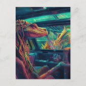 Carte Postale Lizard dans un Van (Devant)