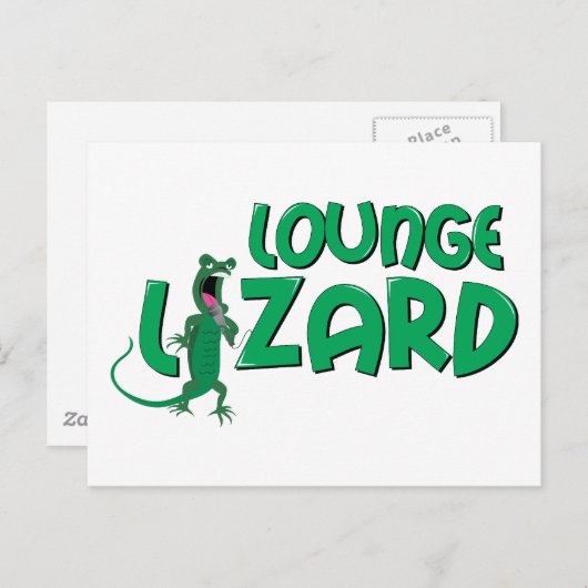Carte Postale Lizard Lounge (Devant / Derrière)