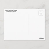 Carte postale Lizard plat - Mème Terre plate (Dos)