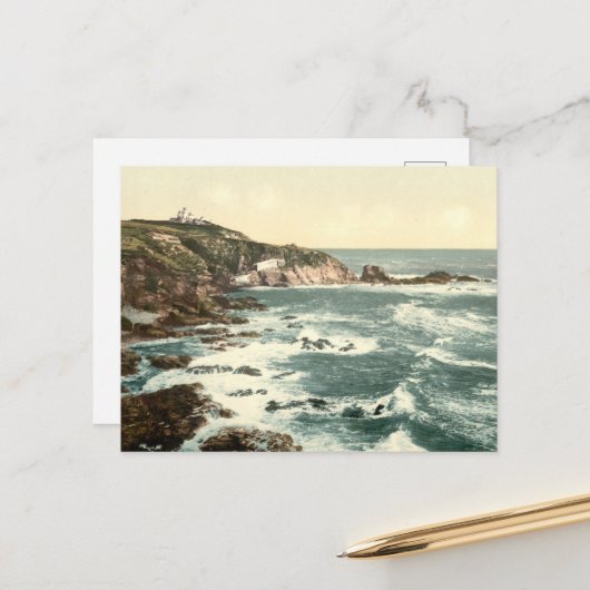 Carte Postale Lizard Point, Cornwall, Angleterre (Devant/Arrière en situation)