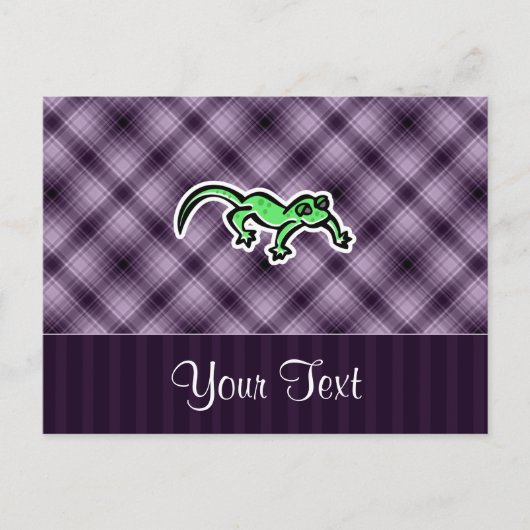Carte Postale Lizard pourpre (Devant)