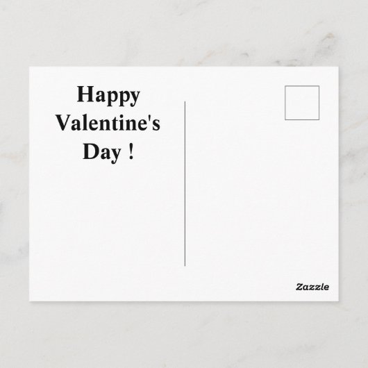 Carte Postale Lizard Valentine (Dos)
