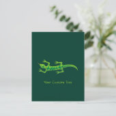 Carte Postale Lizard vert (Debout devant)