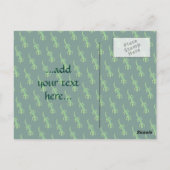 Carte Postale Lizard vert (Dos)