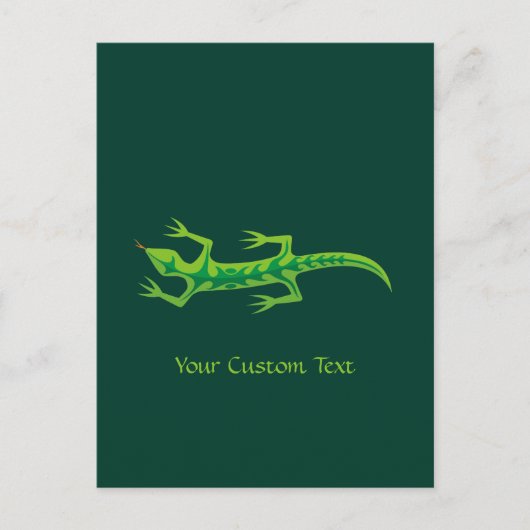 Carte Postale Lizard vert (Devant)