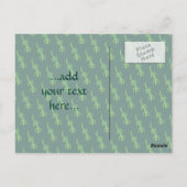 Carte Postale Lizard vert (Dos)
