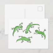 Carte Postale Lizards (Devant / Derrière)