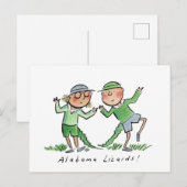 Carte Postale Lizards de l'Alabama (Devant / Derrière)