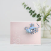 Carte Postale Lizzard Bleu (Debout devant)