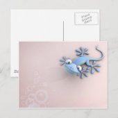 Carte Postale Lizzard Bleu (Devant / Derrière)