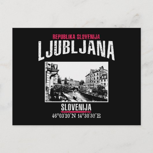 Carte Postale Ljubljana (Devant)