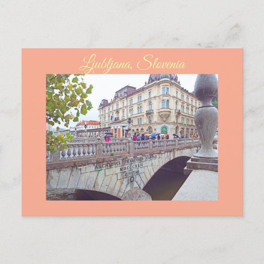 Carte Postale Ljubljana, Slovenia Capital (Devant)