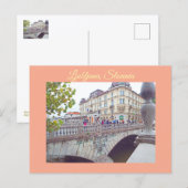 Carte Postale Ljubljana, Slovenia Capital (Devant / Derrière)