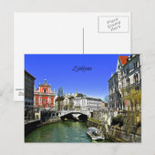 Carte Postale Ljubljana, Slovénie (Devant / Derrière)