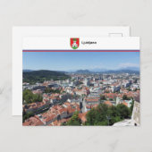 Carte Postale Ljubljana - Slovénie (Devant / Derrière)