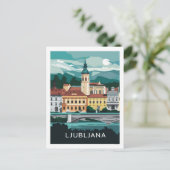 Carte Postale Ljubljana, Slovénie (Debout devant)