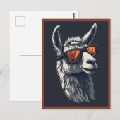 Carte Postale Llama (Devant / Derrière)