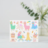 Carte Postale Llama Corns (Debout devant)