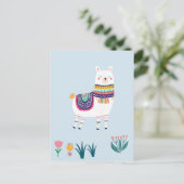 Carte Postale Llama Cute (Debout devant)