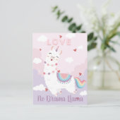 Carte Postale Llama de fête (Debout devant)