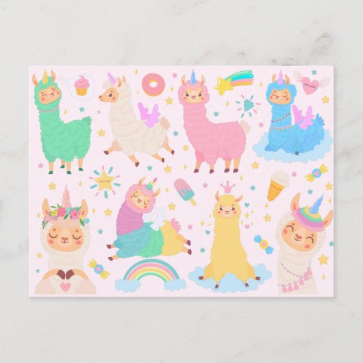 Carte Postale Llama Llove (Devant)