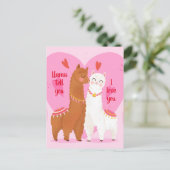 Carte Postale Llama vous dit   (Debout devant)