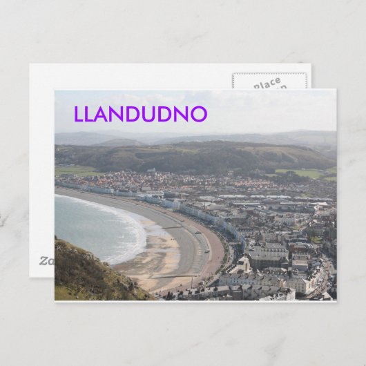 CARTE POSTALE LLANDUDNO (Devant / Derrière)